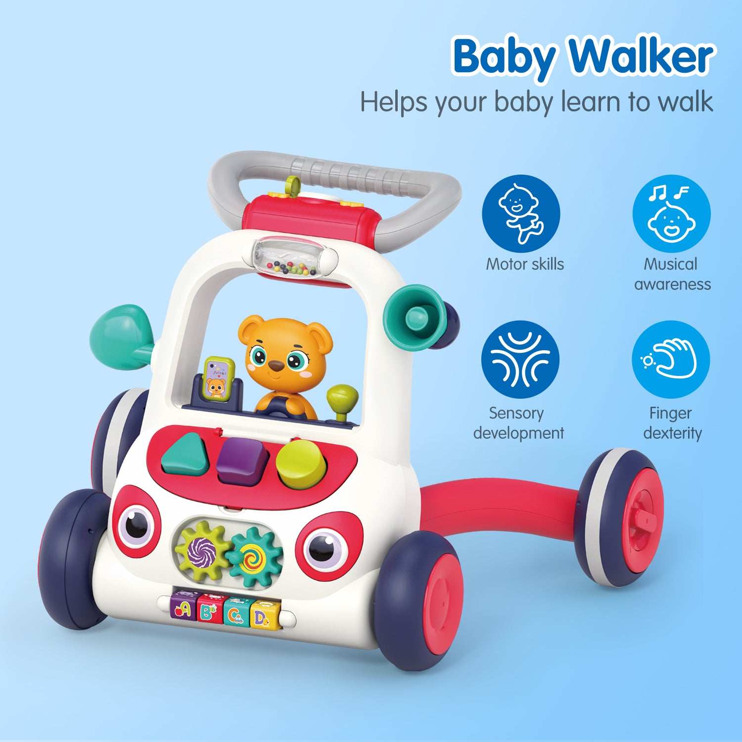Hola Baby Walker (with lights/music) in Kuwait